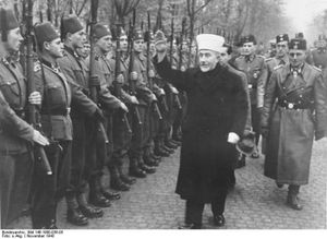 GrandMufti-and-Bosnian-Muslim-Nazi-Troops