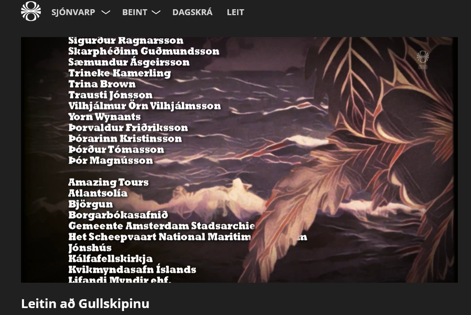 Screenshot 2022-03-14 at 08-37-33 Leitin að Gullskipinu - RÚV Sjónvarp